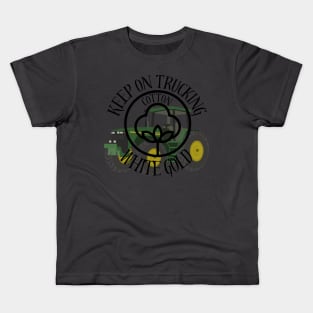 Trucking tractor cotton Kids T-Shirt